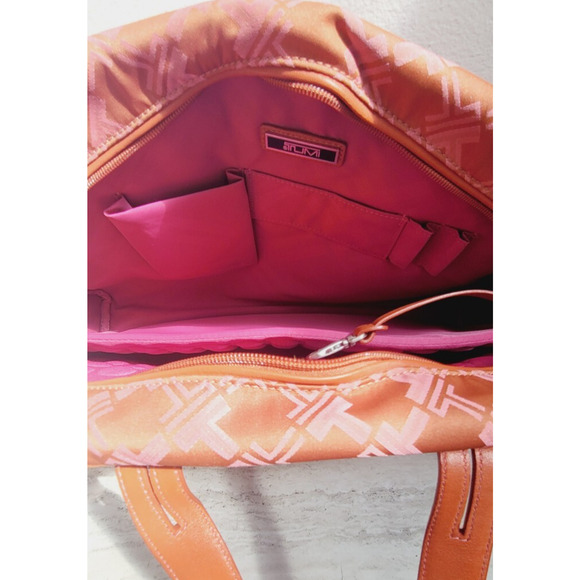 Tumi Pink and Brown Shoulder Bag - Picture 11 of 13